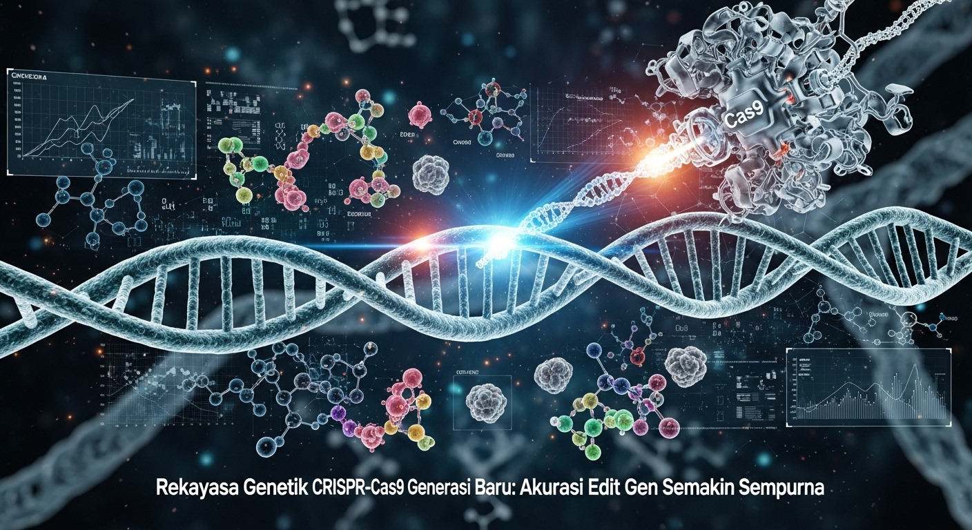 Rekayasa Genetik CRISPR-Cas9 Generasi Baru: Akurasi Edit Gen Semakin Sempurna