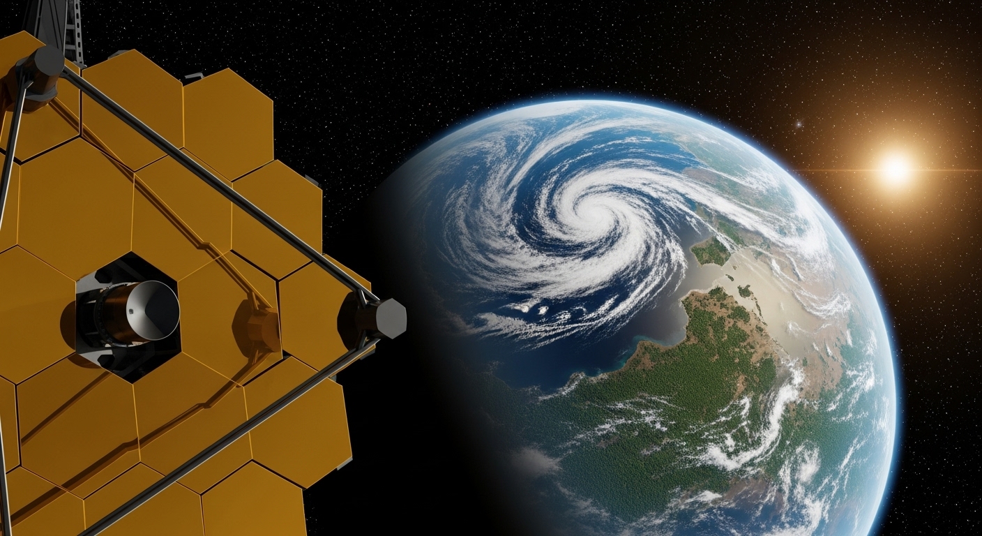 Teleskop James Webb Temukan Atmosfer Layak Huni di Planet Mirip Bumi